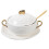 Conjunto De Tigela Com Alças , , Creme E 4