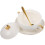 Conjunto De Tigela Com Alças , , Creme E 11