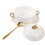 Conjunto De Tigela Com Alças , , Creme E 2