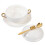 Conjunto De Tigela Com Alças , , Creme E 10