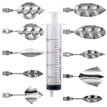 11 Peças Profissional Metal Pasta De Açúcar Secagem Onda Flor Suporte