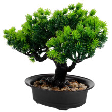 Árvore Bonsai Artificial Vaso Planta De Enfeite