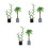 6 Unidades Mini Bonsai De Vaso Para Decoração 4