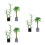 6 Unidades Mini Bonsai De Vaso Para Decoração 9
