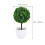 3Pcs Bola De Planta Artificial Bonsai Verde Imitação 8