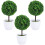 3Pcs Bola De Planta Artificial Bonsai Verde Imitação 7