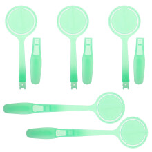 5 Unidades Bastão Aplicação Facial Com Suporte Para Discos Algodão