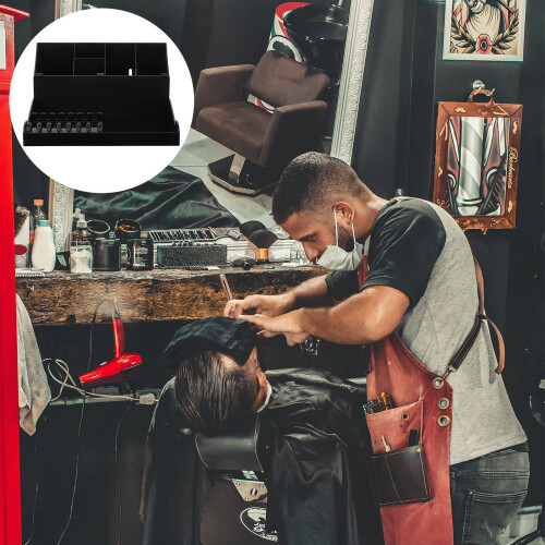 Lot Support Porte-Ciseaux Salon Coiffeur Et Plateau 2