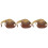 3Rolls Coffee Cloth Lamp Shade Edging Strip Easy Install Self Adhesive 10
