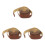 3Rolls Coffee Cloth Lamp Shade Edging Strip Easy Install Self Adhesive 8