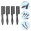 4 Pièces Pinceaux Multi Usage Pour Sourcils Outils Pliable 4