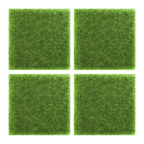 4 Pezzi Tappeto In Artificiale 1