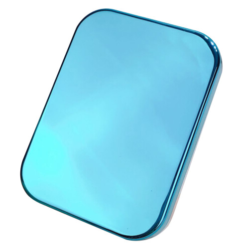 Creative Lenses Container Plastikowy Pojemnik Z Lustrem Niebieski