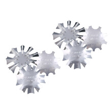 6 Pièces Plaque Acier Inoxydable Pour Ongles Femme Filles
