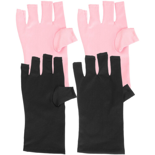 4 Paia Dita Antiraggi UV per Manicure e Decorazione 1