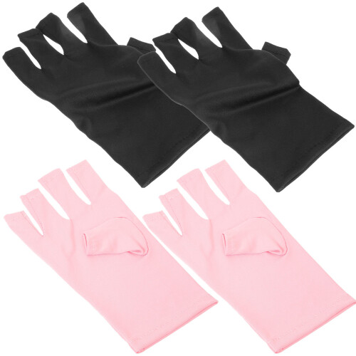 4 Paia Dita Antiraggi UV per Manicure e Decorazione 2