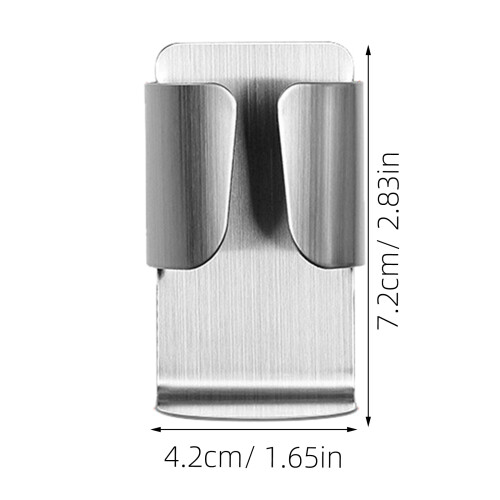 Home Toothbrush Rack Silver 2set 2.8x1.7x1.6in 1