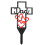 Deceased Relative Stake Buiten Kerkhof Tuinversiering 1
