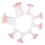 Daisy Separatore Dita In Silicone Per Pedicure Art 10