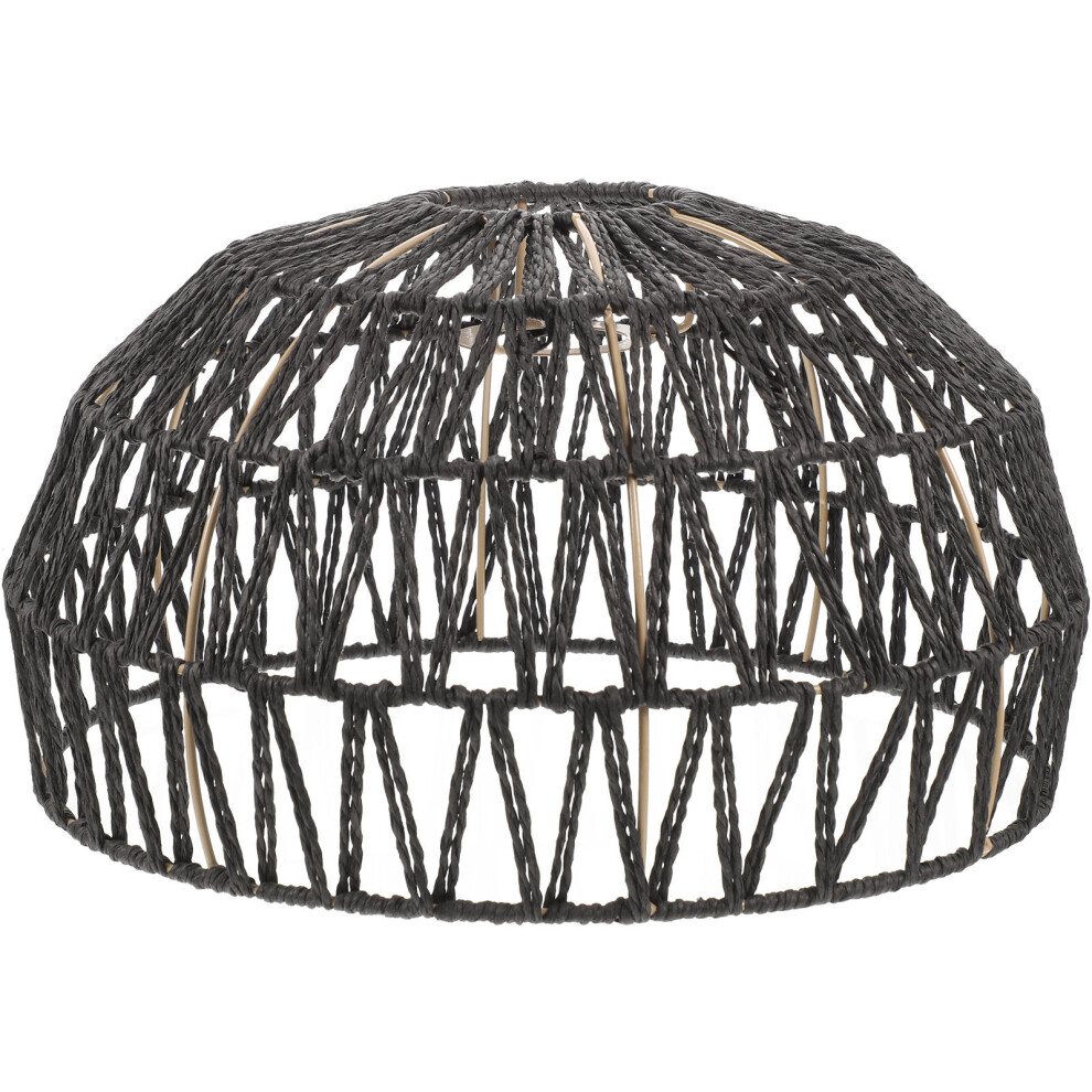 Imitacja Plecionego AbażUru ŚWiecąCego Papierowego Retro Do Sufitu-image