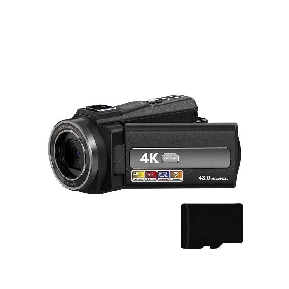 Video Camera 4K/48Mp/16X Zoom/Ir Night Vision/Remote Control/32Gb Card 7314280392438