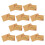 10 Pezzi Kraft Vintage Grazie 9