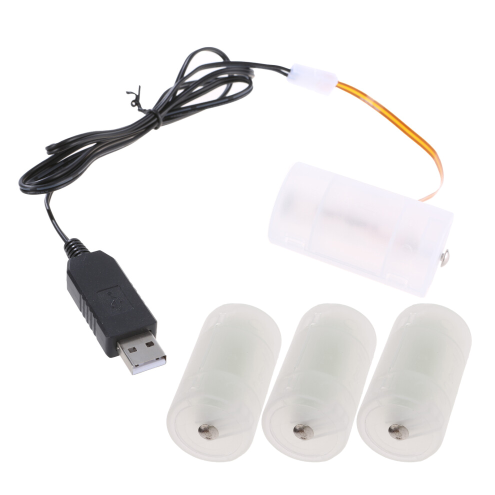 Lr20 D Battery Eliminators Usb Power Supply Cable-2 Meters 7709000020218