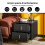 SoBuy Nachttisch 2er Set mit Schubladen, Schwarz 4