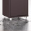 SoBuy Στενή Στήλη Μπάνιου 20x180x20cm Σκούρο Καφέ MDF 13