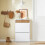 SoBuy Ντουλάπι Παπουτσιών Λευκό 61x26x91cm 2