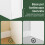 SoBuy Slim Bedside Table, White, 20x35x60cm 7