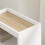 SoBuy Slim Bedside Table, White, 20x35x60cm 11