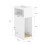 SoBuy Slim Bedside Table, White, 20x35x60cm 4