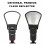 Draagbare flitslichtdiffusorreflector 2-in-1 zilver/witte 6
