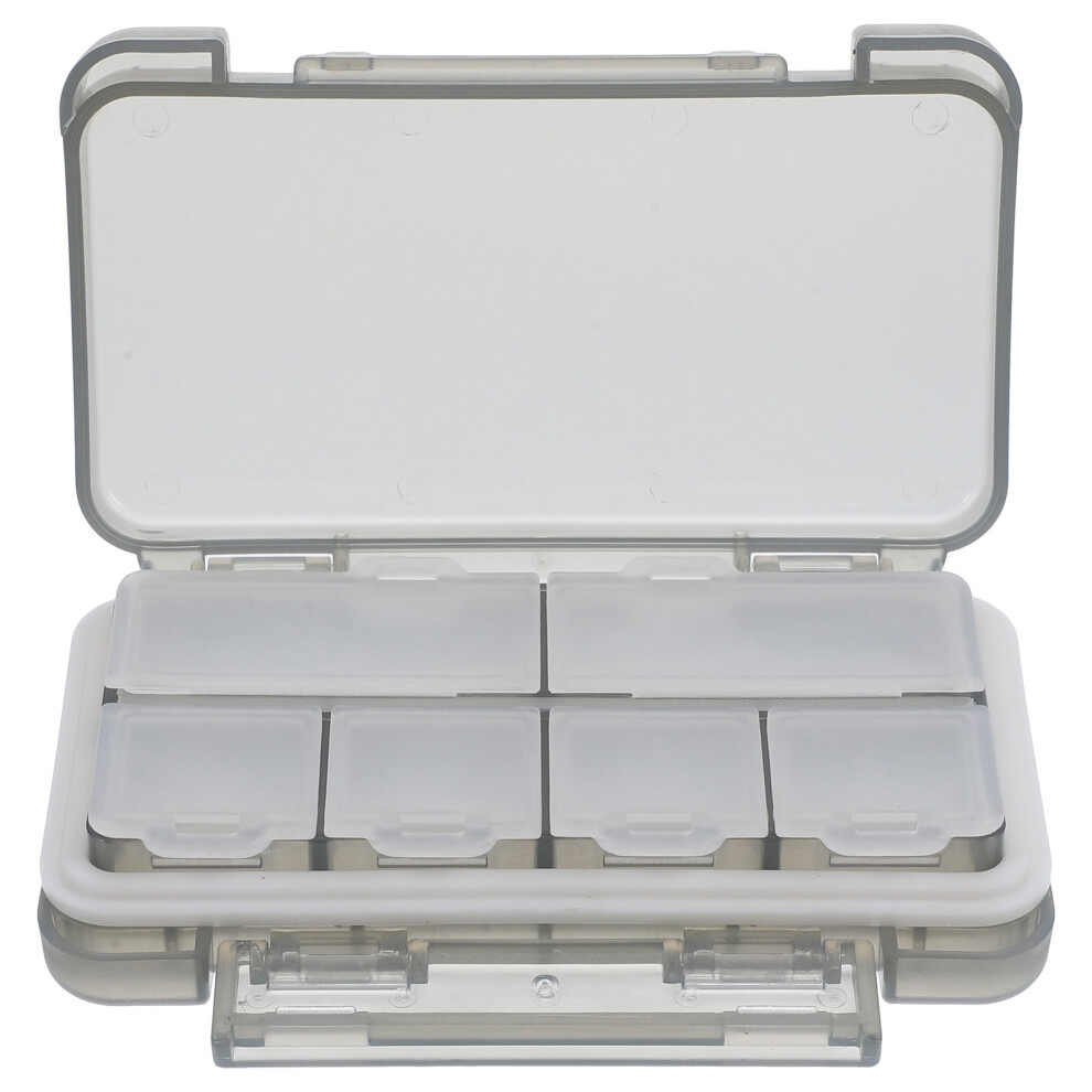 Totority Gray Pp Travel Organizer Pill Case Small Sealed Medicine Holder