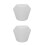 2 Pezzi In Silicone Per Fioriere In E Calcestruzzo 10