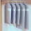 Dust Bags For Clothes Transparent Window Design Grey 1pcs 4