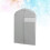 Dust Bags For Clothes Transparent Window Design Grey 1pcs 8