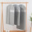 Dust Bags For Clothes Transparent Window Design Grey 1pcs 2