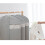Dust Bags For Clothes Transparent Window Design Grey 1pcs 9