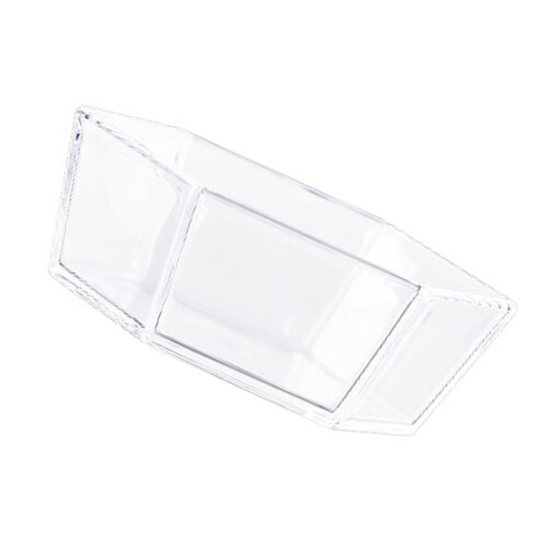 2Stk Obstplatten Snacktabletts Transparente Aufbewahrungsplatten