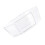 2Stk Obstplatten Snacktabletts Transparente Aufbewahrungsplatten 3