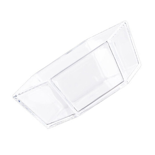 2Stk Obstplatten Snacktabletts Transparente Aufbewahrungsplatten 2
