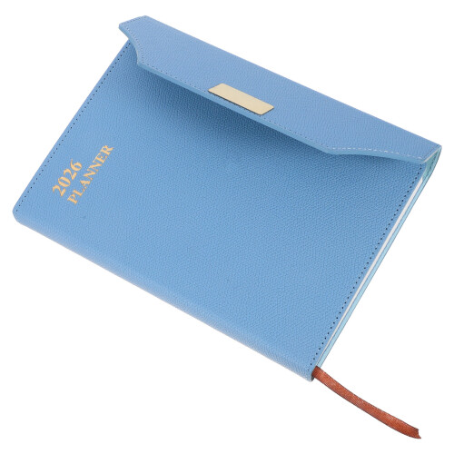 4Pcs Sky-Blue Professional Work Planner with Ink-Resistant Paper 2