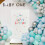 White Birthday Party Backdrop Polyester Happy Birthday Background 2