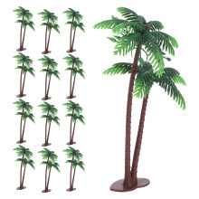 15 Unidades De Coqueiros Plástico Para Decoração Tema Tropical