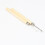 Bamboo Crochet Needles for Salon Use Khaki Flexible Hooks 5