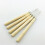 Bamboo Crochet Needles for Salon Use Khaki Flexible Hooks 4