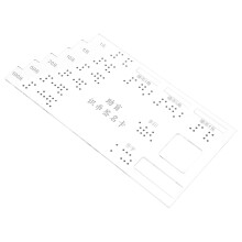 Cartão Braille Acrílico Para Deficientes Visuais