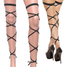 Paar Damen Strumpfhalter Oberschenkel Wickelgurt Elastisch